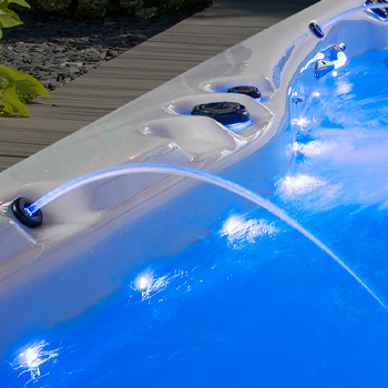 LED waterline lighting.