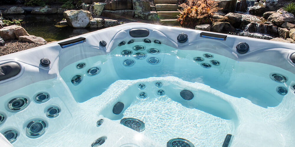 Heritage Series hot tub by Legacy Whirlpool.