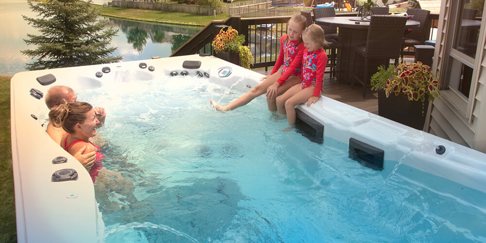 Legacy Whirlpool X-Trainer swim spa.