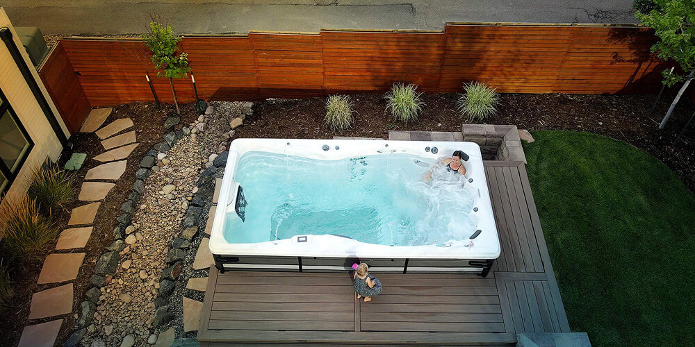 Legacy Whirlpool X-Trainer swim spa.
